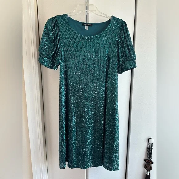 Cable & Gauge Sequin Dress - Picture 3 of 7